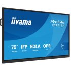 Interaktív kijelző, iiyama touch IPS monitor, 75&quot, 3840 x 2160, 16:9, 450cd, 8ms, 1200:1, HDMIx3/DP/USB-Cx2/USBx5/RJ45x2/RS-232C