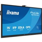 Interaktív kijelző, iiyama touch IPS monitor, 75&quot, 3840 x 2160, 16:9, 450cd, 8ms, 1200:1, HDMIx3/DP/USB-Cx2/USBx5/RJ45x2/RS-232C