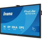 Interaktív kijelző, iiyama touch IPS monitor, 75&quot, 3840 x 2160, 16:9, 450cd, 8ms, 1200:1, HDMIx3/DP/USB-Cx2/USBx5/RJ45x2/RS-232C