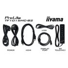 Asztali monitor, Iiyama touch monitor, 10", 1280x800, 16:10, 450cd, 28ms, 1300:1,VGA/HDMI/DP, Open frame, TF1015MC