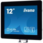 Asztali monitor, Iiyama touch monitor, 12, 1024x768, 4:3, 450cd, 28ms, 1000:1,VGA/HDMI/DP, Open frame, TF1215MC