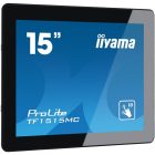 Asztali monitor, Iiyama touch monitor, 15, 1024x768, 4:3 315cd, 8ms, 800:1,VGA/HDMI/DP, Open frame, TF1515MC