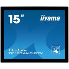 Asztali monitor, Iiyama touch monitor, 15, 1024x768, 4:3, 330cd, 8ms, 700:1,VGA/HDMI/DP, Open frame, TF1534MC