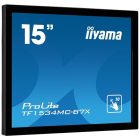 Asztali monitor, Iiyama touch monitor, 15, 1024x768, 4:3, 330cd, 8ms, 700:1,VGA/HDMI/DP, Open frame, TF1534MC