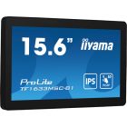 Asztali monitor, Érintőképernyős iiyama touch monitor, 15,6&quot, 1920 x 1080, 16:9, 450cd, 5ms, 1000:1, HDMI/DP TF1633MSC-B1