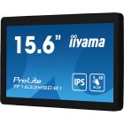 Asztali monitor, Érintőképernyős iiyama touch monitor, 15,6&quot, 1920 x 1080, 16:9, 450cd, 5ms, 1000:1, HDMI/DP TF1633MSC-B1