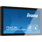 Asztali monitor, Iiyama touch monitor, 15,6, 1920x1080, 16:9, 405cd, 28ms, 700:1,VGA/HDMI/DP, open frame, TF1634MC