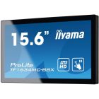 Asztali monitor, Iiyama touch monitor, 15,6, 1920x1080, 16:9, 405cd, 28ms, 700:1,VGA/HDMI/DP, open frame, TF1634MC