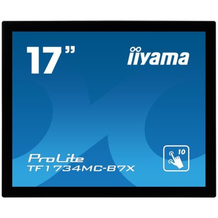 Asztali monitor, Iiyama touch monitor, 17, 1280x1024, 5:4, 315cd, 5ms, 1000:1,/HDMI/DP, Open frame, TF1734MC