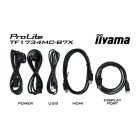 Asztali monitor, Iiyama touch monitor, 17, 1280x1024, 5:4, 315cd, 5ms, 1000:1,/HDMI/DP, Open frame, TF1734MC