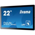 Asztali monitor, Iiyama touch monitor, 21,5, 1920x1080, 16:9, 315cd, 14ms, 1000:1,VGA/HDMI/DP, Open frame, TF2215MC