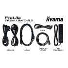 Asztali monitor, Iiyama touch monitor, 21,5, 1920x1080, 16:9, 315cd, 14ms, 1000:1,VGA/HDMI/DP, Open frame, TF2215MC