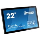 Asztali monitor, Iiyama touch monitor, 21,5, 1920x1080, 16:9, 300cd, 8ms, 1000:1,VGA/HDMI/DP, Open frame, TF2234MC