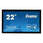 Asztali monitor, Iiyama touch monitor, 21,5, 1920x1080, 16:9, 305cd, 8ms, 1000:1,VGA/HDMI/DP, Open frame, TF2234MC