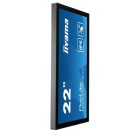Asztali monitor, Iiyama touch monitor, 21,5, 1920x1080, 16:9, 305cd, 8ms, 1000:1,VGA/HDMI/DP, Open frame, TF2234MC