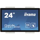 Asztali monitor, Iiyama touch VA monitor 23.8 TF2415MC-B2, 1920x1080, 16:9, 350cd/m2, 16ms, VGA/DP/HDMI/HDCP, IP65, Pivot