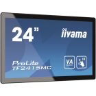 Asztali monitor, Iiyama touch VA monitor 23.8 TF2415MC-B2, 1920x1080, 16:9, 350cd/m2, 16ms, VGA/DP/HDMI/HDCP, IP65, Pivot