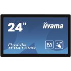 Asztali monitor, Iiyama touch VA monitor 23.8 TF2415MC-B2, 1920x1080, 16:9, 350cd/m2, 16ms, VGA/DP/HDMI/HDCP, IP65, Pivot