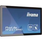 Asztali monitor, Iiyama touch VA monitor 23.8 TF2415MC-B2, 1920x1080, 16:9, 350cd/m2, 16ms, VGA/DP/HDMI/HDCP, IP65, Pivot