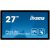Asztali monitor, Iiyama 16/7 touch IPS monitor 27 TF2738MSC-B2, 1920x1080, 16:9, 500cd/m2, 5ms, DVI/HDMI/DP/HDCP, Pivot, hangszóró