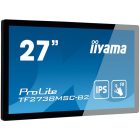 Asztali monitor, Iiyama 16/7 touch IPS monitor 27 TF2738MSC-B2, 1920x1080, 16:9, 500cd/m2, 5ms, DVI/HDMI/DP/HDCP, Pivot, hangszóró