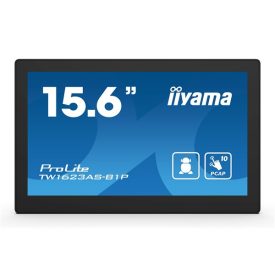   Interaktív kijelző, iiyama touch IPS, 24/7, 15,6&quot, TW1623AS-B1P