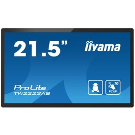   Interaktív kijelző, iiyama touch VA , 24/7, 21,5&quot, TW2223AS-B2