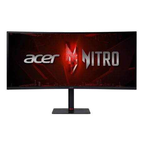 Asztali monitor, Acer 34" Nitro XV345CURVbmiphuzfx ZeroFrame FreeSync Premium - VA - 165 Hz |2 év garancia| - Bontott, dobozsérült