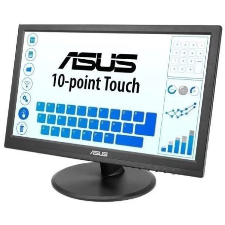 Asztali monitor, Asus 15.6" Érintőképernyős monitor - VT168HR - TN WLED - Dobozsérült termék
