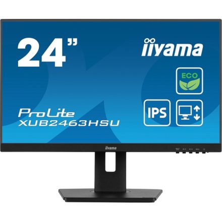 Asztali monitor, iiyama Prolite IPS ECO, 23,8, XUB2463HSU-B1